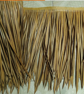 D16 Artificial Synthetic Palm Tiki Thatch Roll 24"x 10'