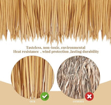 Load image into Gallery viewer, D5 Artificial Synthetic Palm Tiki Thatch Roll 24&quot;x 15&#39;