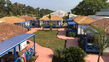 Load image into Gallery viewer, C7 Synthetic Artificial Thatch Panel 38"Lx24"H "Class A Fire Rated" - Palapa Umbrella Thatch Company Online