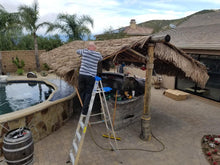 Load image into Gallery viewer, C7 Synthetic Artificial Thatch Panel 38"Lx24"H "Class A Fire Rated" - Palapa Umbrella Thatch Company Online