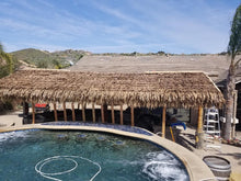 Load image into Gallery viewer, C7 Synthetic Artificial Thatch Panel 38&quot;Lx24&quot;H &quot;Class A Fire Rated&quot; - Palapa Umbrella Thatch Company Online