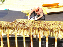 Load image into Gallery viewer, C5 Synthetic Artificial Thatch Panel 38"Lx24"H "Class A Fire Rated" - Palapa Umbrella Thatch Company Online