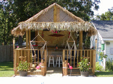 Load image into Gallery viewer, Mexican Palm Tiki Thatch Runner Roof Roll 30&quot; x 60&#39; - Palapa Umbrella Thatch Company Online