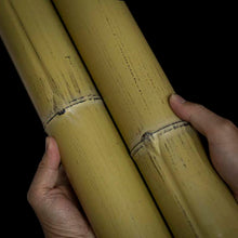 Load image into Gallery viewer, 2&quot; x 4ft Natural Bamboo Poles.