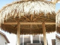 Load image into Gallery viewer, Mexican Palm Thatch Palapa Umbrella Top Cover 12ft - Palapa Umbrella Thatch Company Online