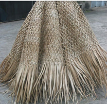 Load image into Gallery viewer, Mexican Palm Thatch Palapa Umbrella Top Cover 12ft - Palapa Umbrella Thatch Company Online