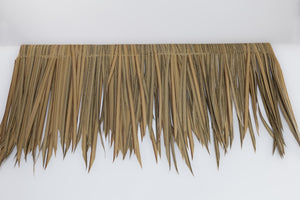 D16 Artificial Synthetic Palm Tiki Thatch Roll 24"x 20' Ridge Cap