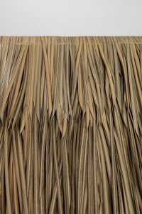 D16 Artificial Synthetic Palm Tiki Thatch Roll 24"x 20' Ridge Cap