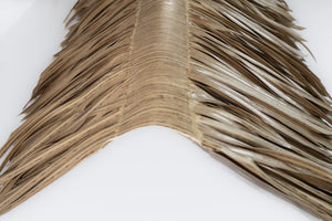 D7 Artificial Synthetic Palm Tiki Thatch Roll 24"x 20' Ridge Cap