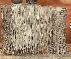 Mexican Palm Tiki Thatch Runner Roof Roll 30" x 60' - Palapa Umbrella Thatch Company Online - Mexican Straw Roof Thatch - Mexican Palm Thatch Runner roof roll