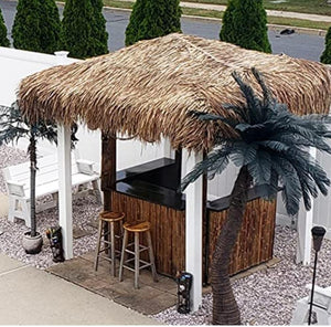 D7 Artificial Synthetic Palm Tiki Thatch Roll 24"x 35'