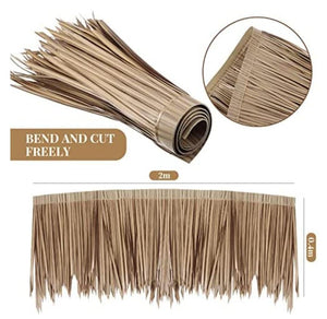 D7 Artificial Synthetic Palm Tiki Thatch Roll 24"x 35'
