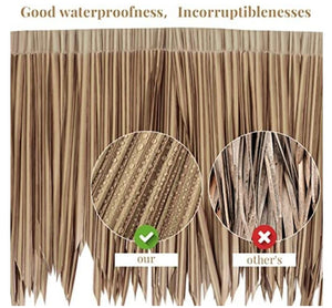 D7 Artificial Synthetic Palm Tiki Thatch Roll 24"x 35'