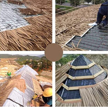 Load image into Gallery viewer, D7 Artificial Synthetic Palm Tiki Thatch Roll 24&quot;x 25&#39;