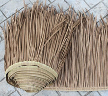 Load image into Gallery viewer, D7 Artificial Synthetic Palm Tiki Thatch Roll 24&quot;x 40&#39;
