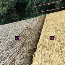 Load image into Gallery viewer, Sample C7 &amp; C5 Synthetic Artificial Thatch Panel &quot;Class A Fire Rated&quot; - Palapa Umbrella Thatch Company Online