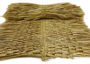 Mexican Tiki Palm Thatch Ridge Cap Roll 30"x 3' - Palapa Umbrella Thatch Company Online