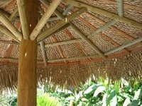 Load image into Gallery viewer, Mexican Palm Thatch Palapa Umbrella Top Cover 6ft - Palapa Umbrella Thatch Company Online