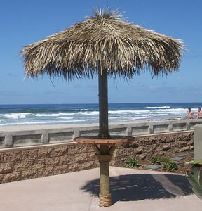 Mexican Palm Thatch Palapa Umbrella Top Cover 9ft - Palapa Umbrella Thatch Company Online